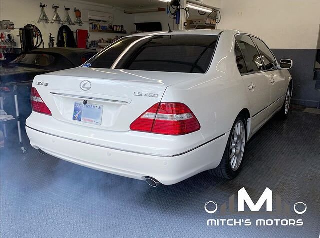 &lsquo;06 LS430 backing out of the MM time machine shop after paint correction and 3 layers of ceramic coatings. Well cared for and even so we discovered previously unknown repainted panels. This 14 year old car looks better than brand new, and this 