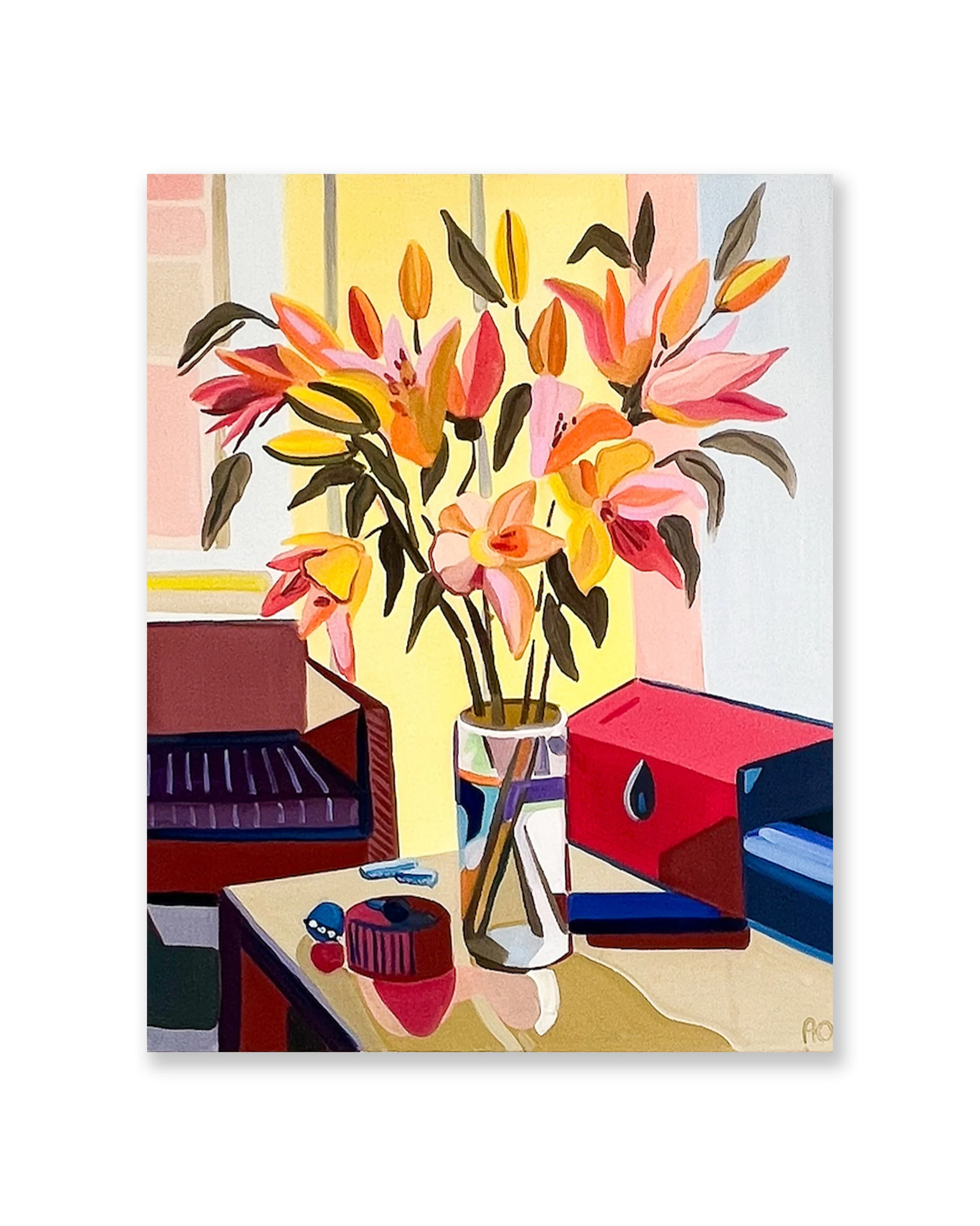 'Lilium in the Morning' [24" X 30" Oil on Canvas]