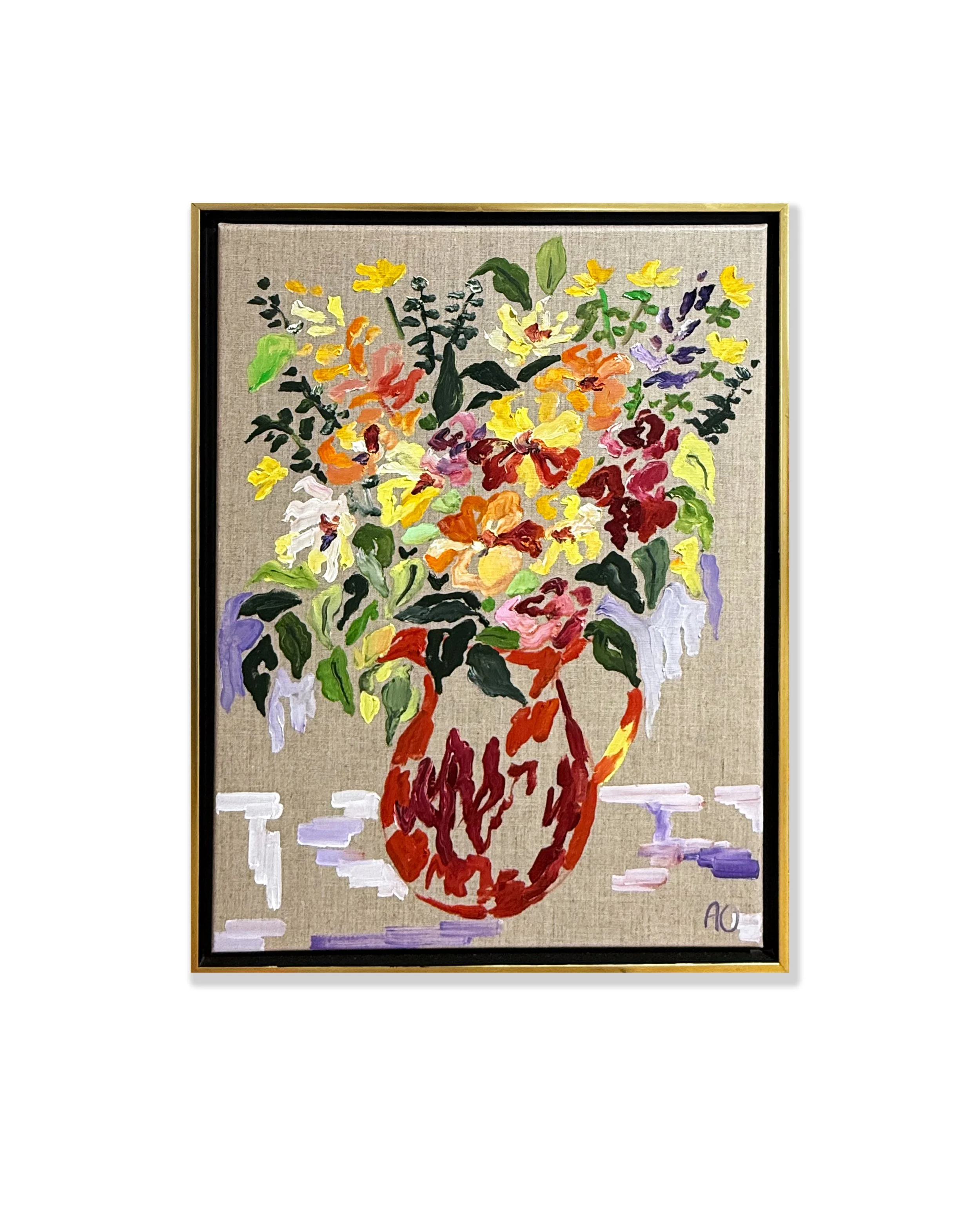 'On Linen III' [18" X 24" Oil on Linen, Framed]