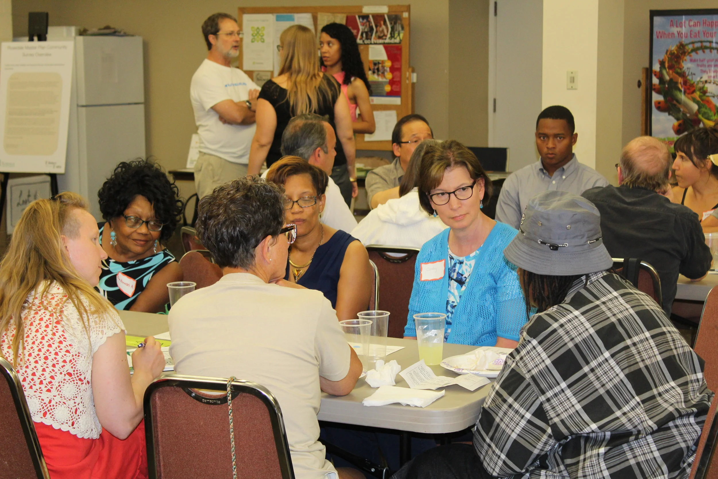 Community meeting in Rosedale
