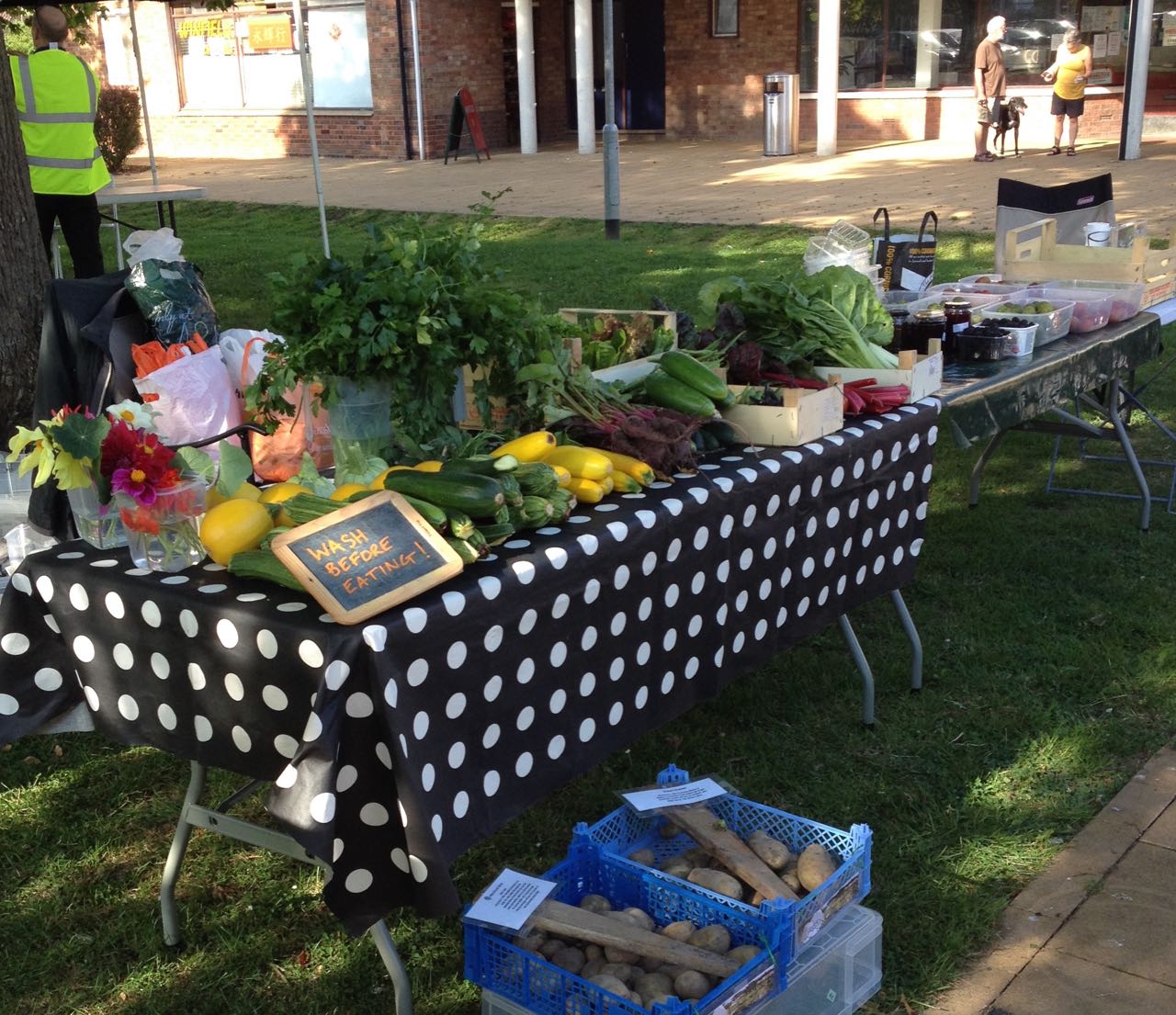 The Rock Abundance stall at the Queen Edith's Community Action Morning last August