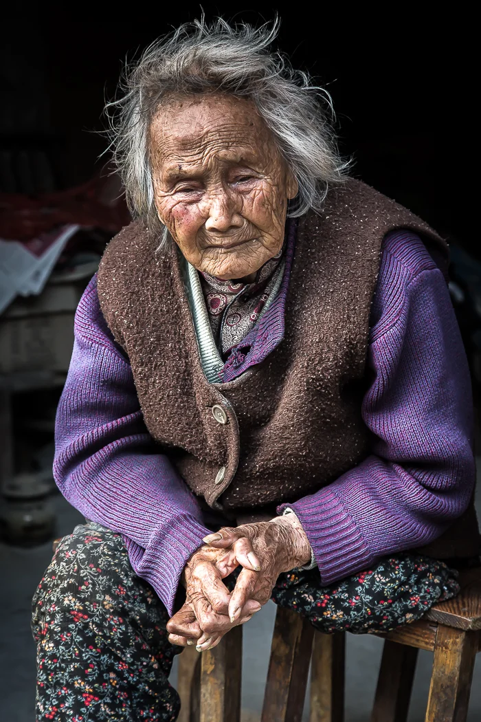 Old Woman on the Street