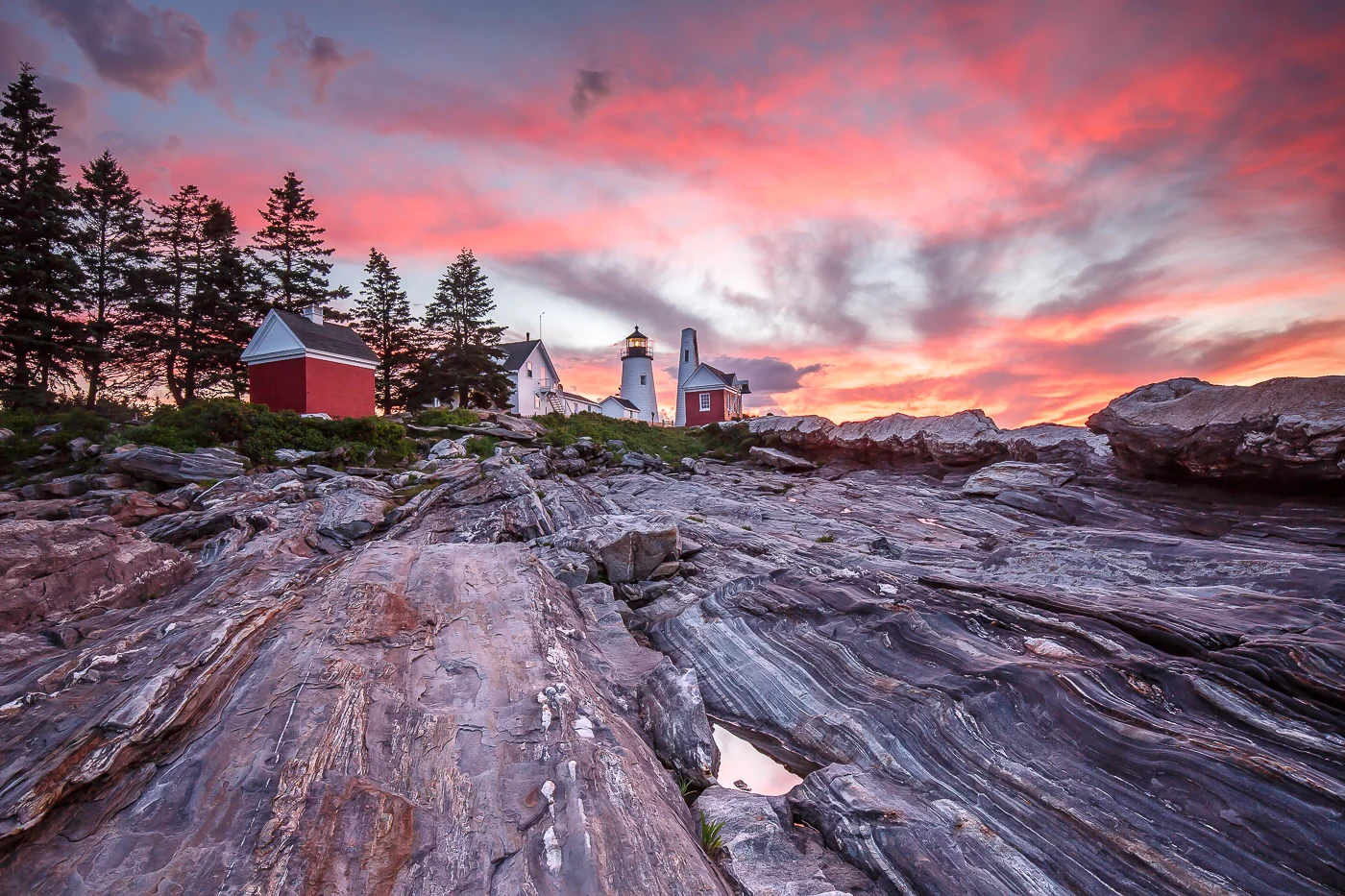 Sunrise Pemaquid Point Lighthouse