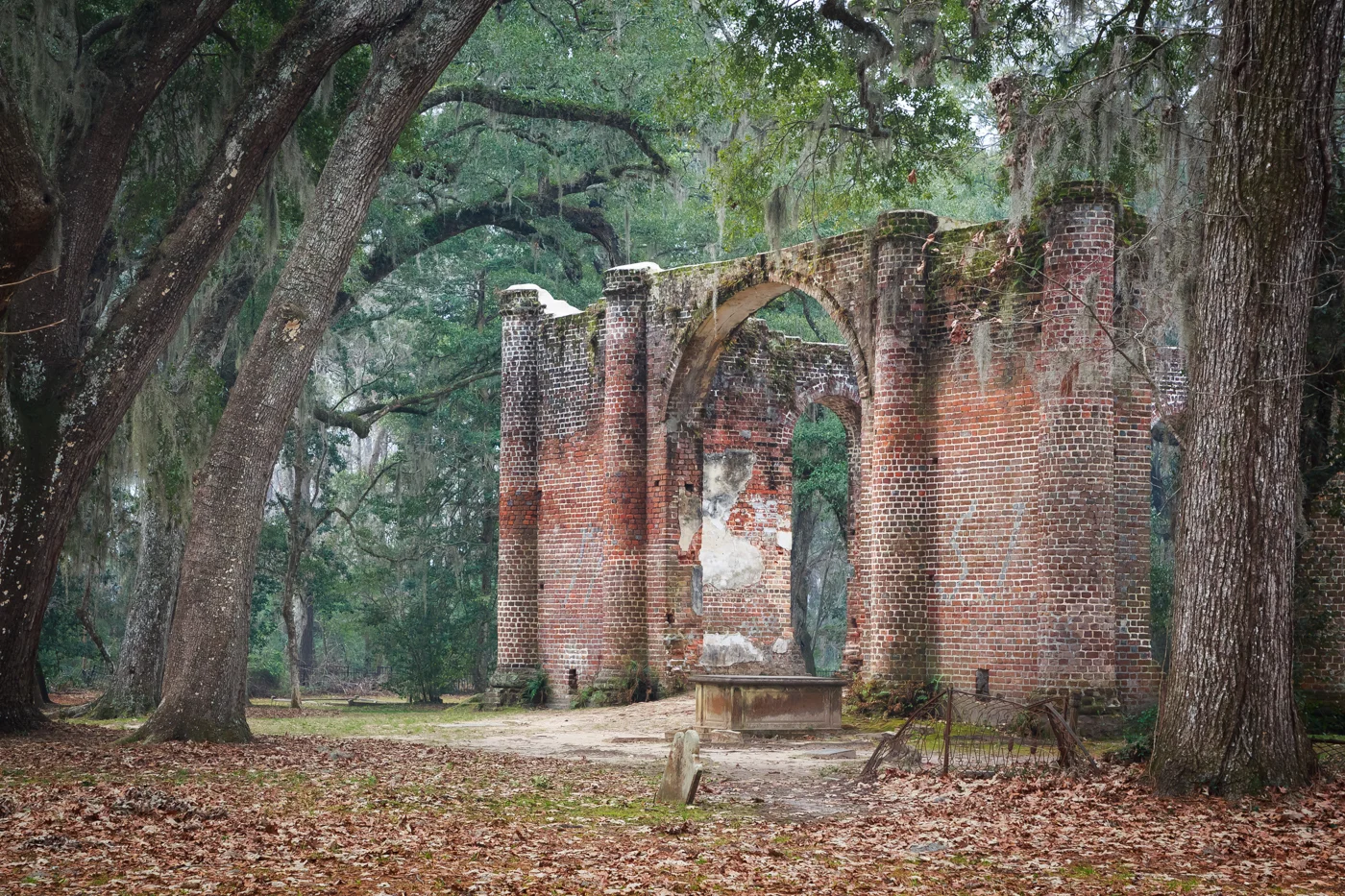 Old Sheldon Church Ruins