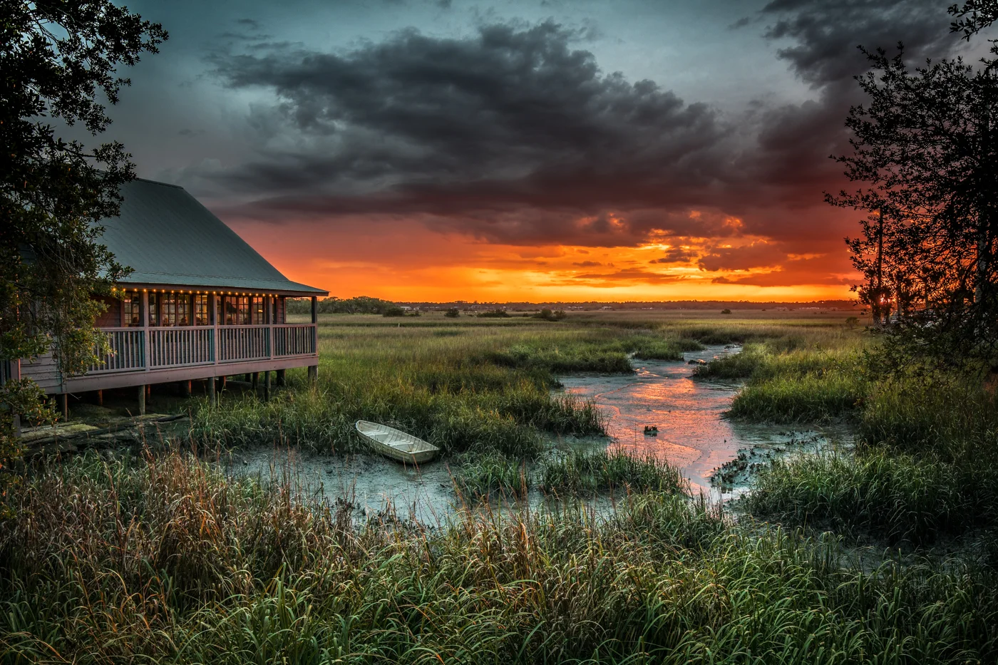 Storm on the Salt Marsh