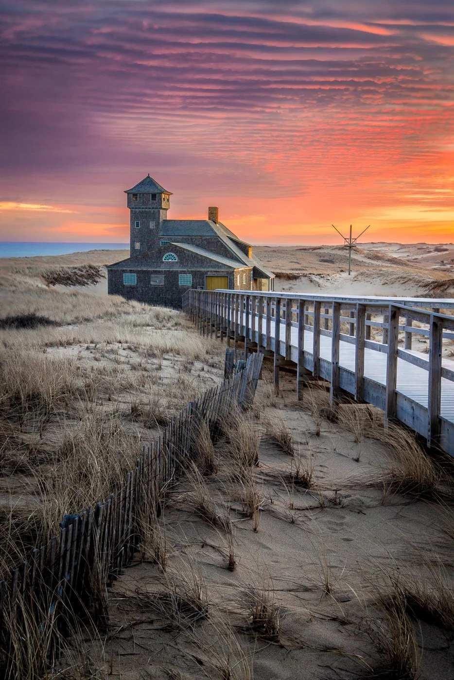 Life-Saving Station Winter Sunrise