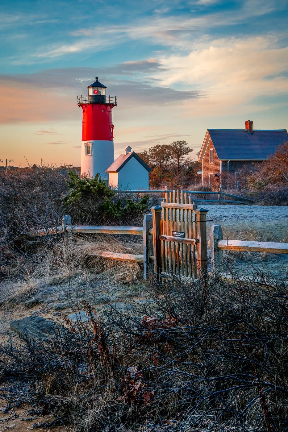 Nauset Lighthouse Winter Sunrise