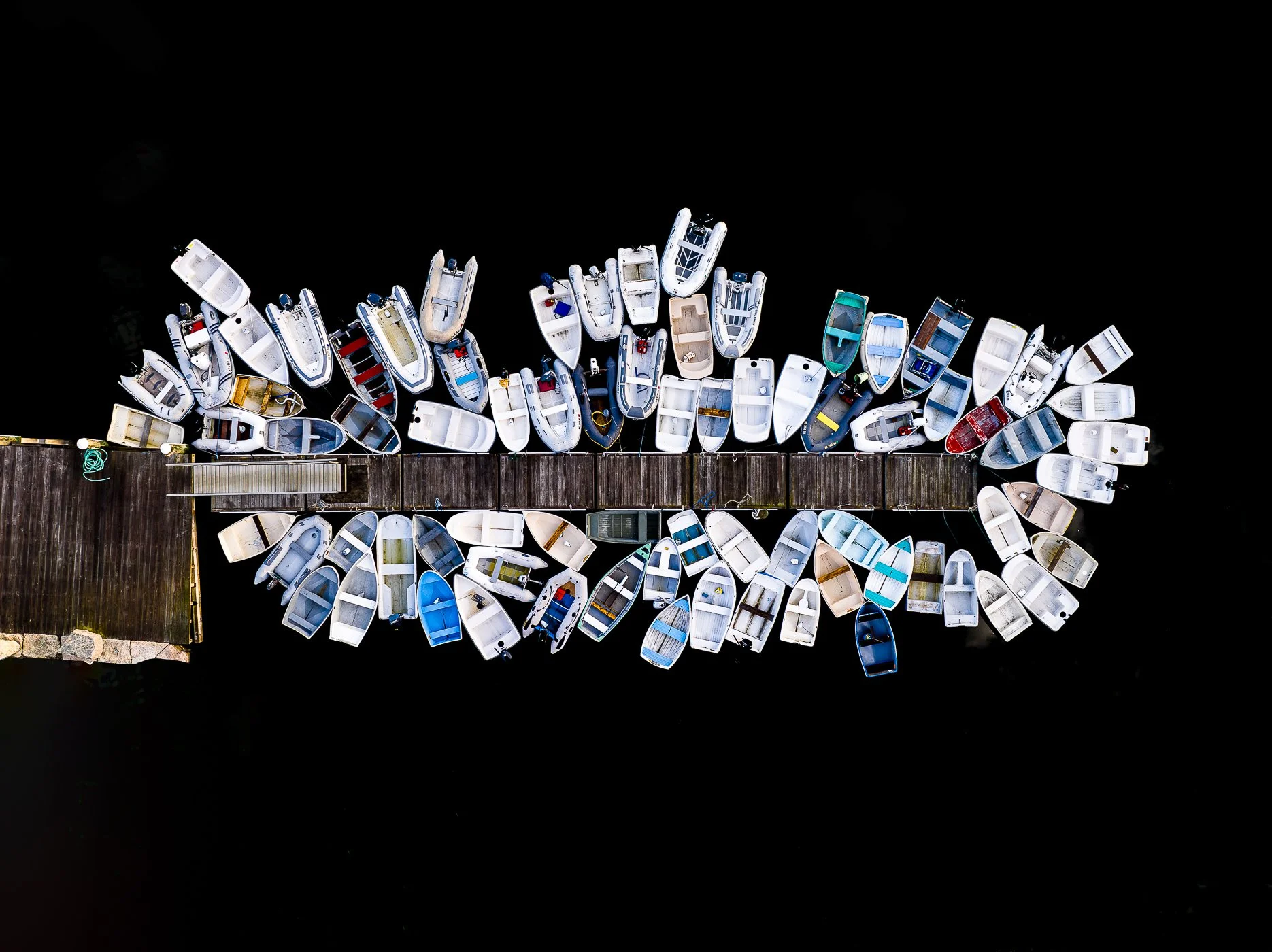 Above West Falmouth Harbor