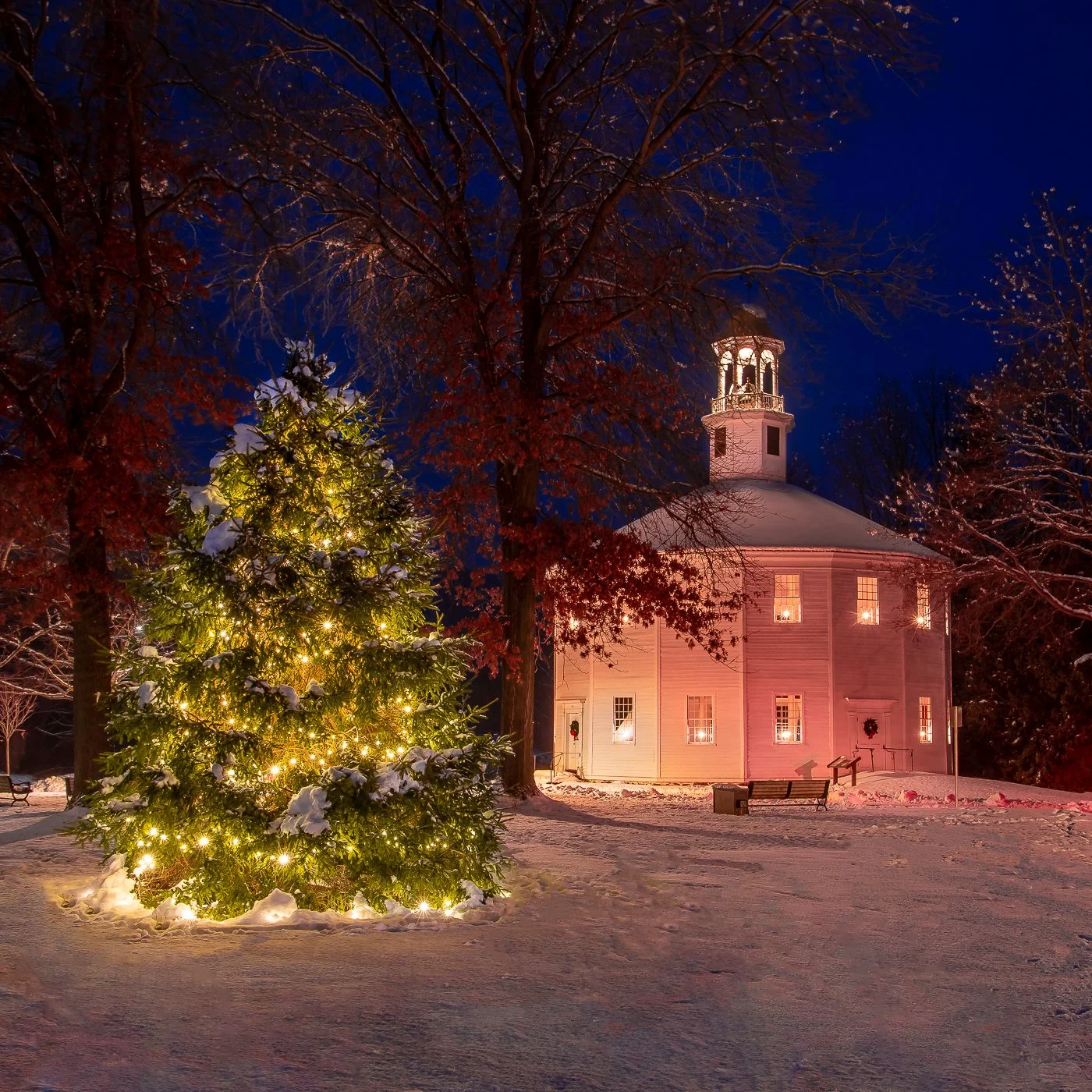 Round Church Christmas