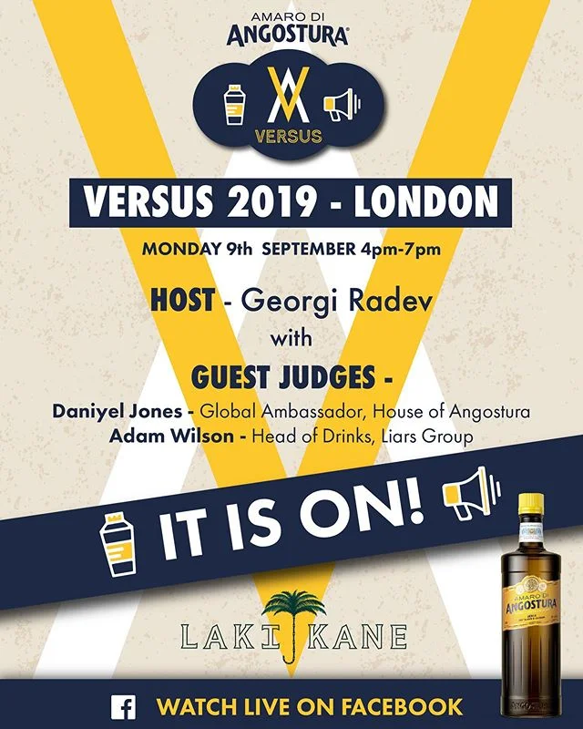 @amarodiangostura VERSUS2019 🥊 - bigger better faster - no @drinksmithjim 🏝 so @tikibigdaddyg is taking the 📢 and @lakikane is the arena 🤘
Guest judges @f_adamwilson and the big man @daniyeljones
Feat. in no specific order 😜 @thewigmore @genuineliquoretteldn @themandrakehotel @murderinclondon @thealchemistuk @trailerh
Who will bring home the 2019 title and all Expenses trip to @athensbarshow 🤩🤩🤩