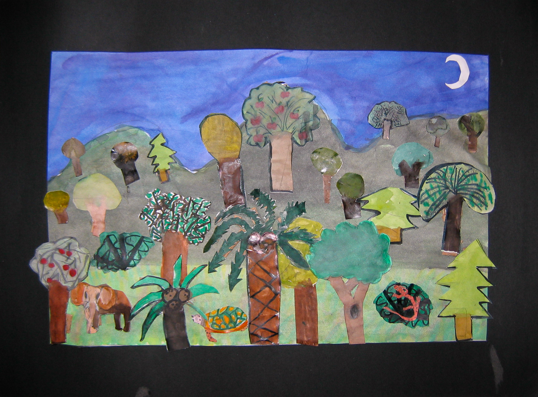 Middle School- Henri Rousseau Project 