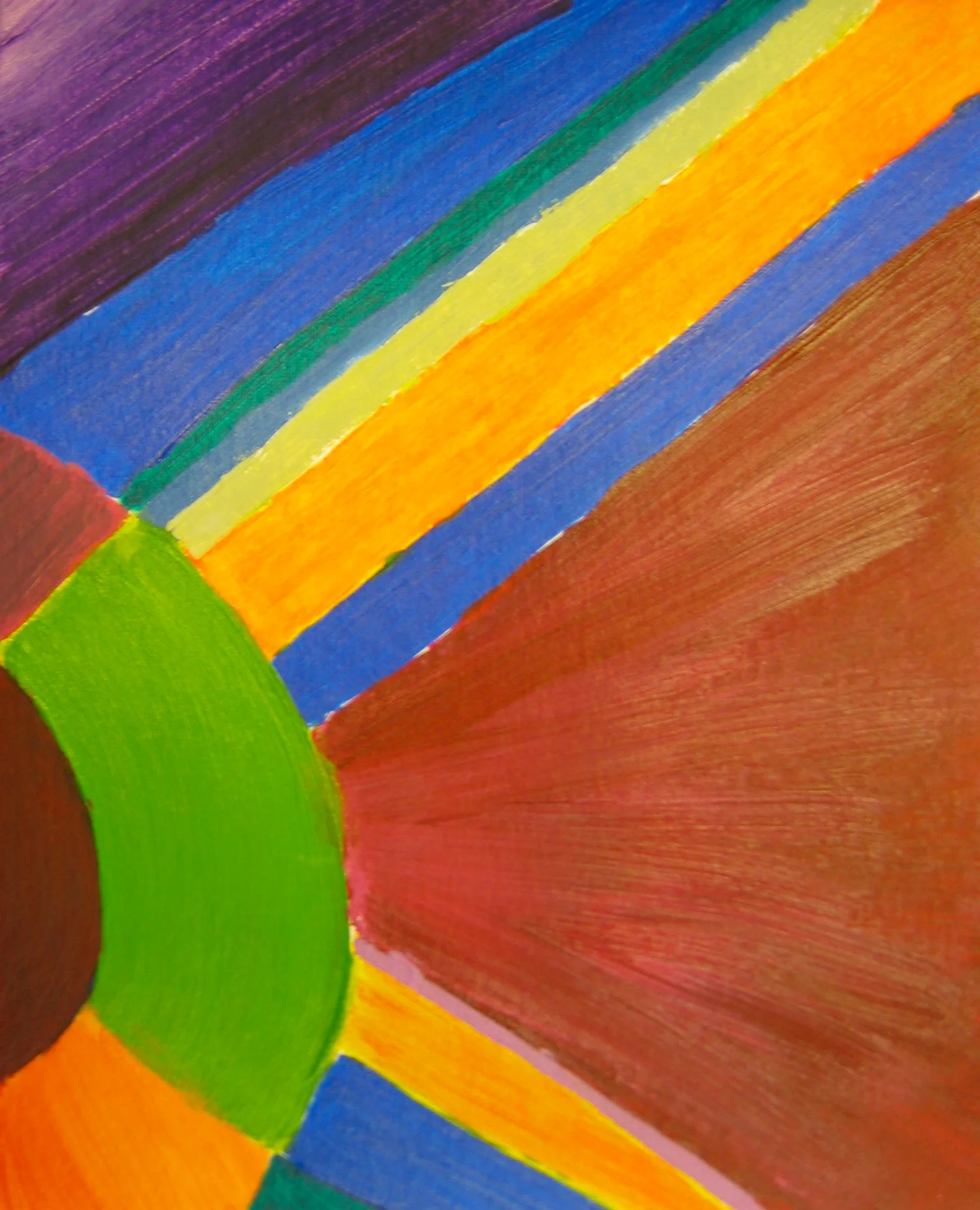 Middle School Abstract Painting