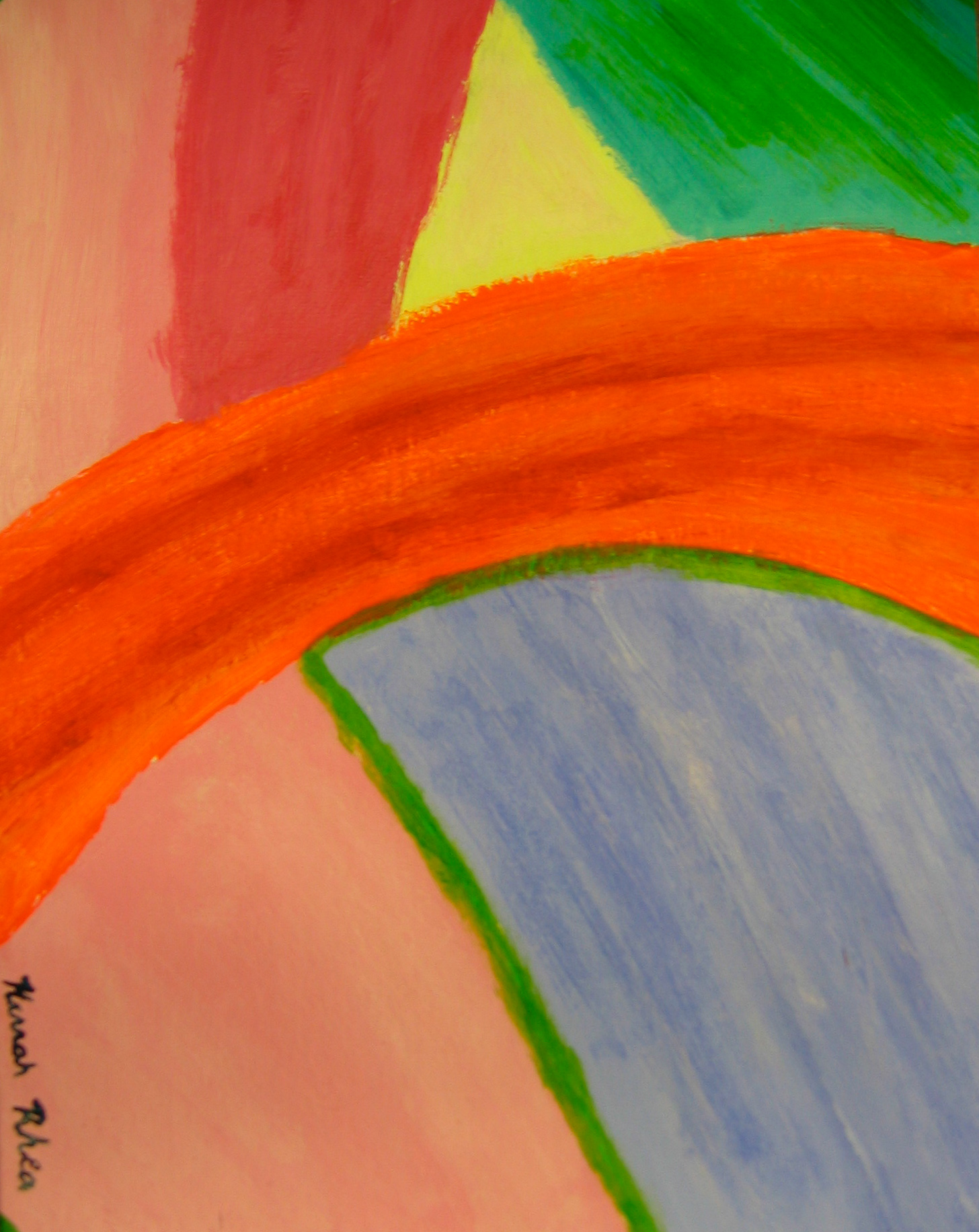 Middle School Abstract Painting