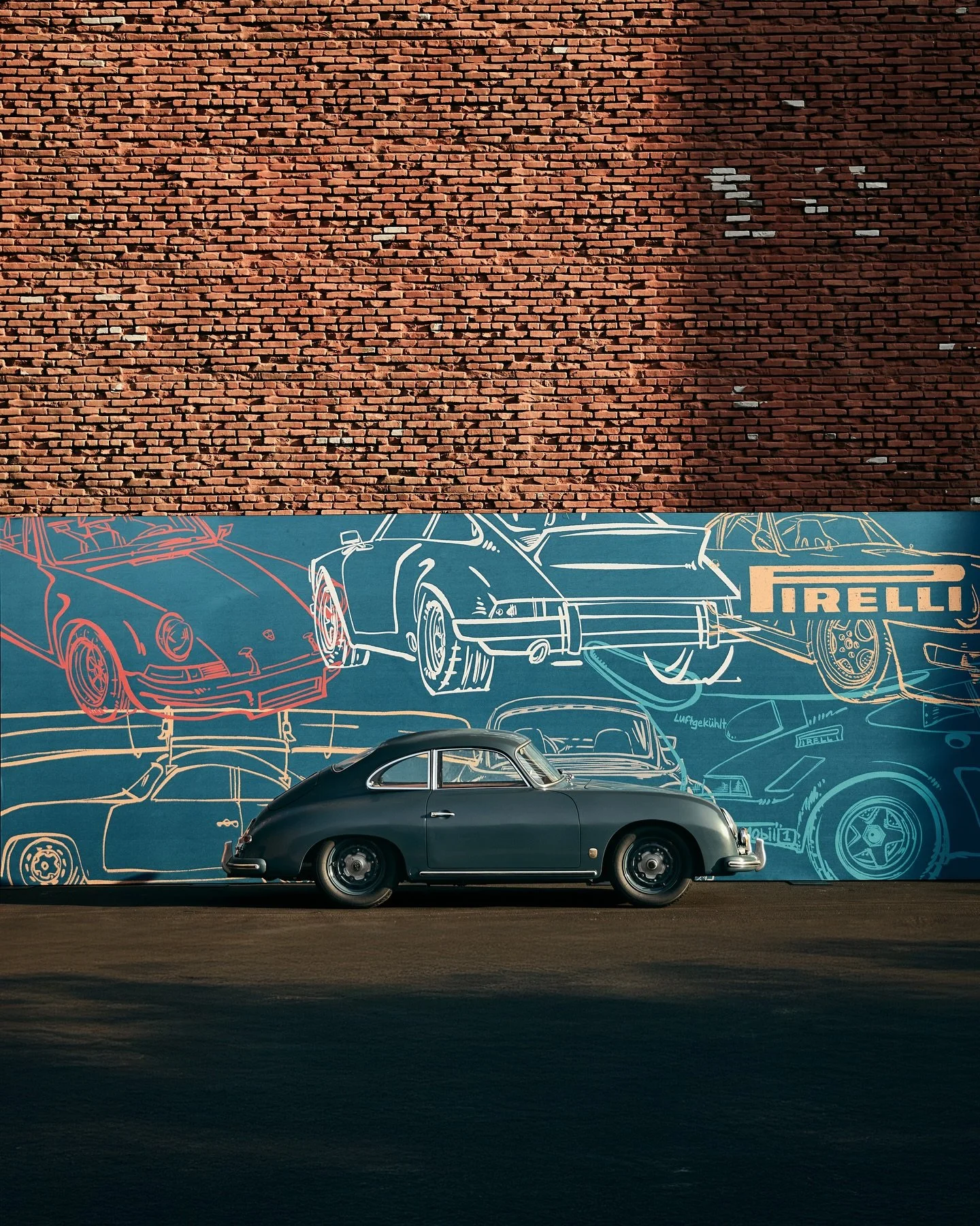 🏁 Color Matched  @pirelliusa @luftgekuhlt @plmotorsport 

Car : 1957 356A 
Color : Non-Metallic Aquamarine Blue
Owner : @plmotorsport 

#luftgekuhlt #porsche356 #aquamarine #porsche