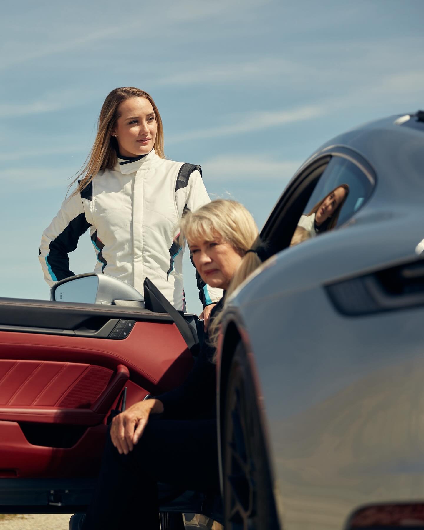 Throwing back to an assignment last year for @porsche with @riverside.ent to close out Women&rsquo;s History Month 🏁

Featuring Porsche Carrera Cup Driver @sabrecook and legendary racing pioneer Margie Smith-Haas 

Photo Colorist @noegonzalez