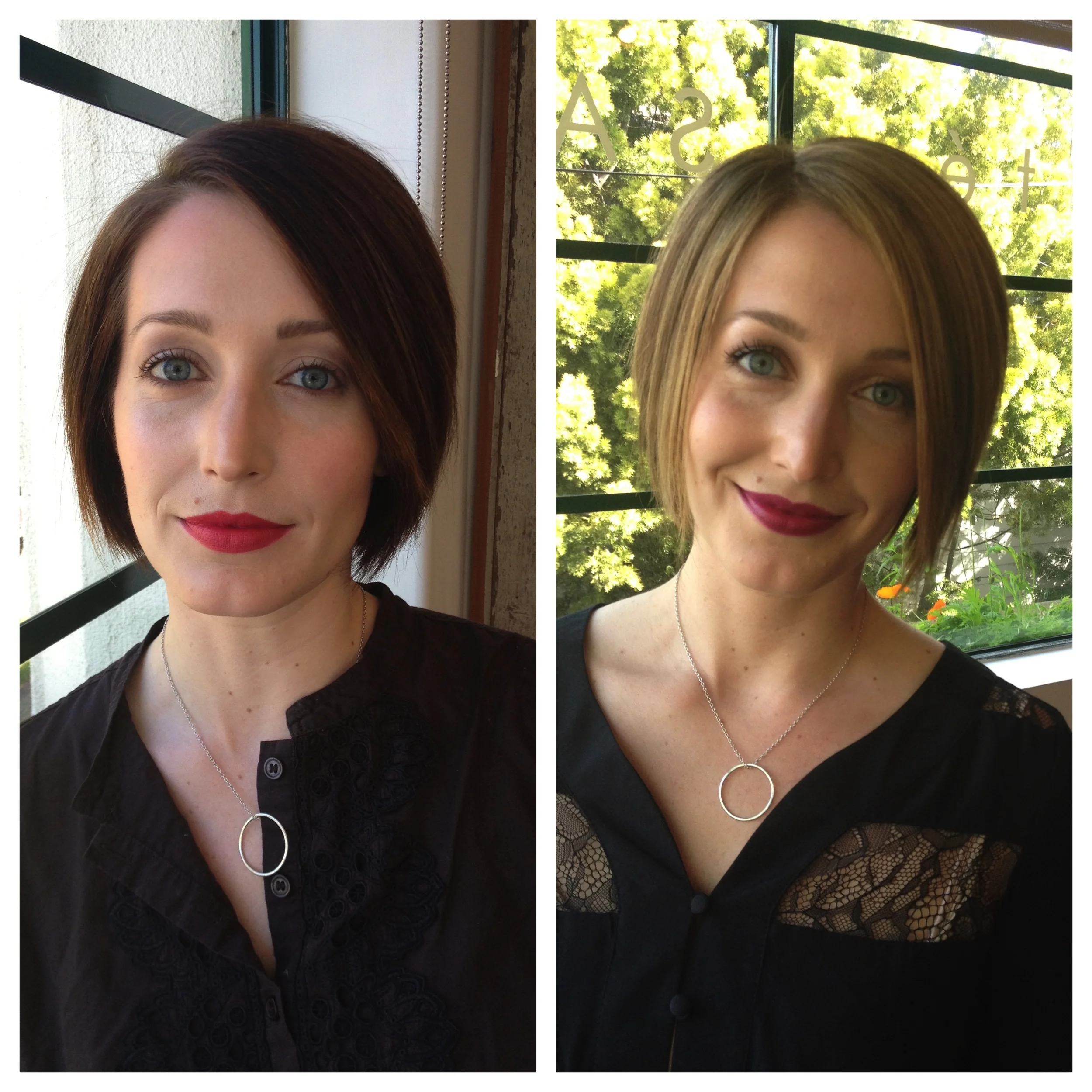 Rebecca Beardsley Hair Bob Before and After