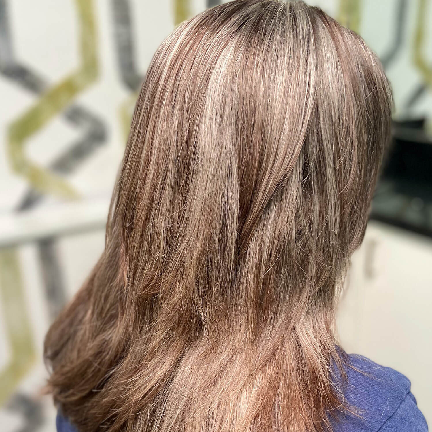 Balayage and Cut For Thick Hair