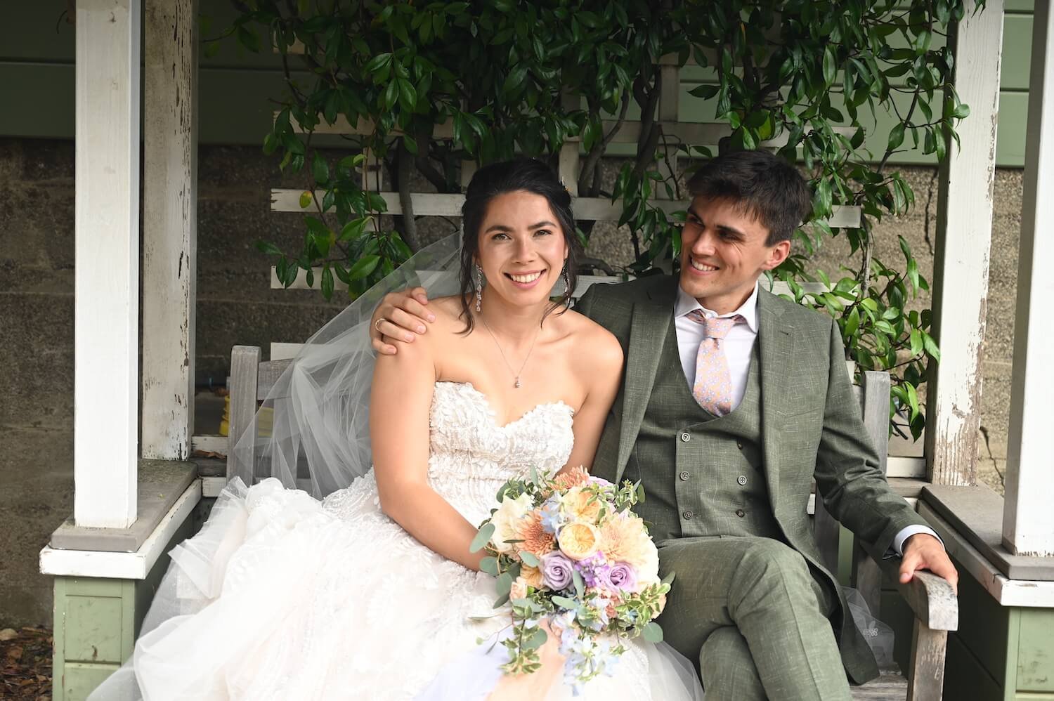 Bride and Groom Formal Portrait