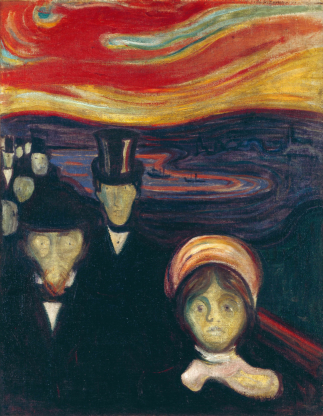 Edvard Munch - Anxiety, 1894