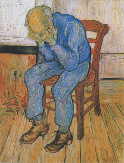 Vincent Van Gogh - Sorrowing Old Man (At Eternity's Gate) 1890