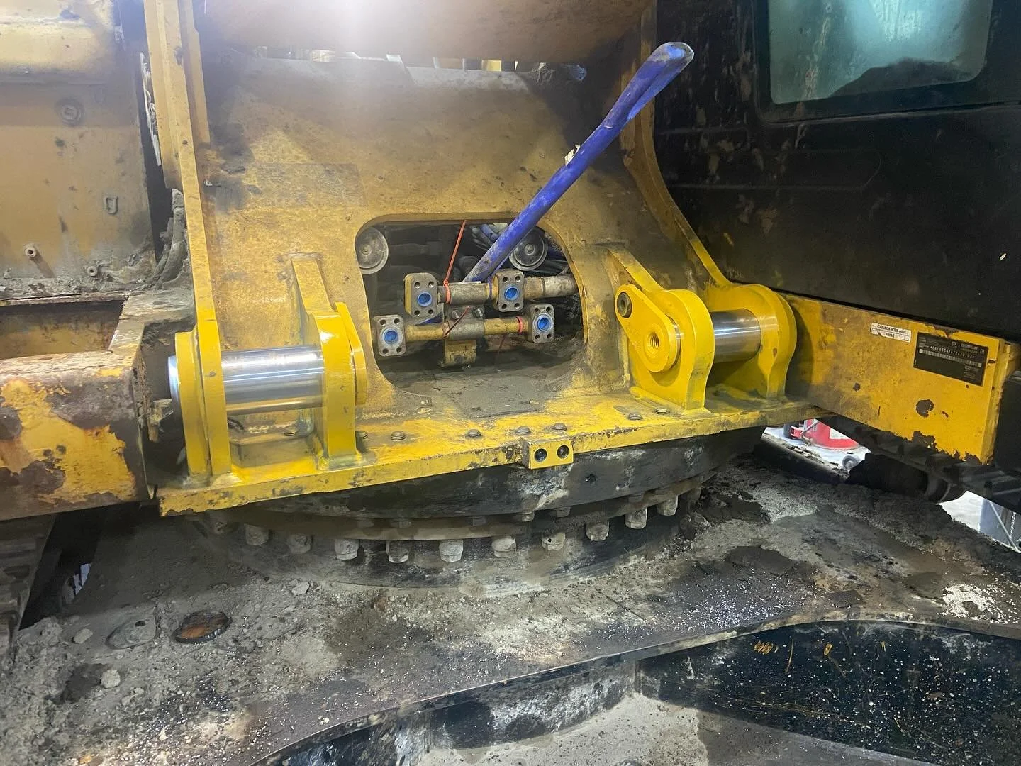 That’ll do. #weldingrepairservices #weldingrepair #welder #welding #fieldwork #machining #lineboring #borewelding #millerwelders #heavyequipmentrepair