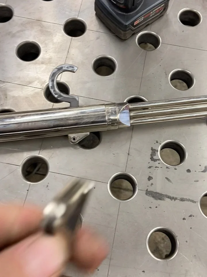 Some after hours shop projects. Custom trigger for one of my torches I made as well as some aluminum plate dogs for a job tomorrow. #shopwork #welding #metalfab #welder #machining