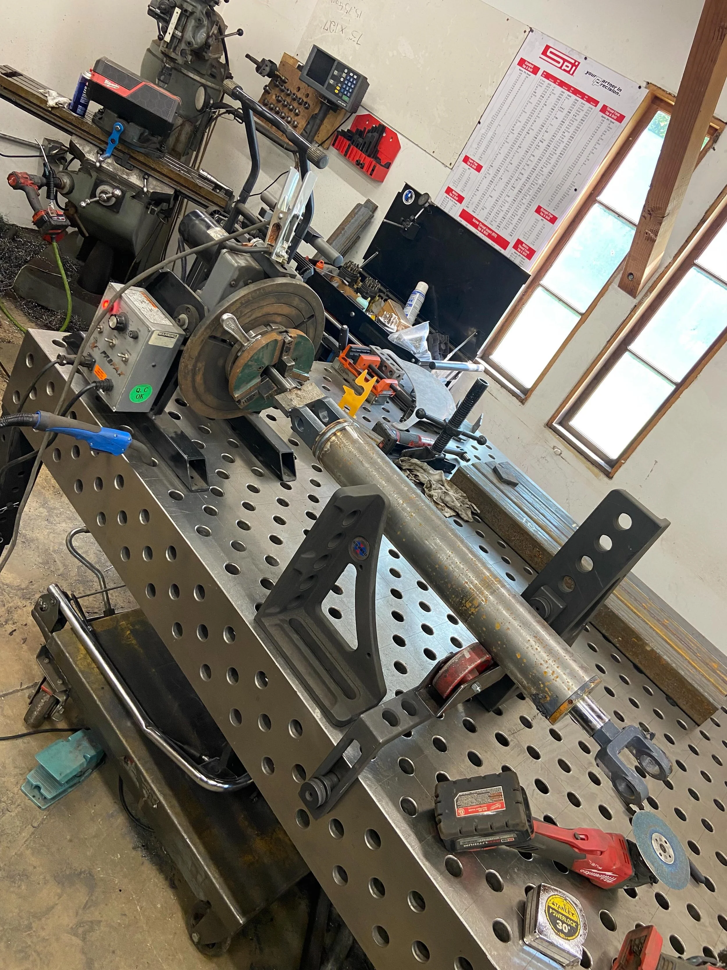 Some shops don&rsquo;t have quality control&hellip;..this might be one of them. Two new custom built hydraulic cylinders in for repair. Ground out all the welds and re-welded them. Overall inspection, also painted them due to majority of the fresh pa