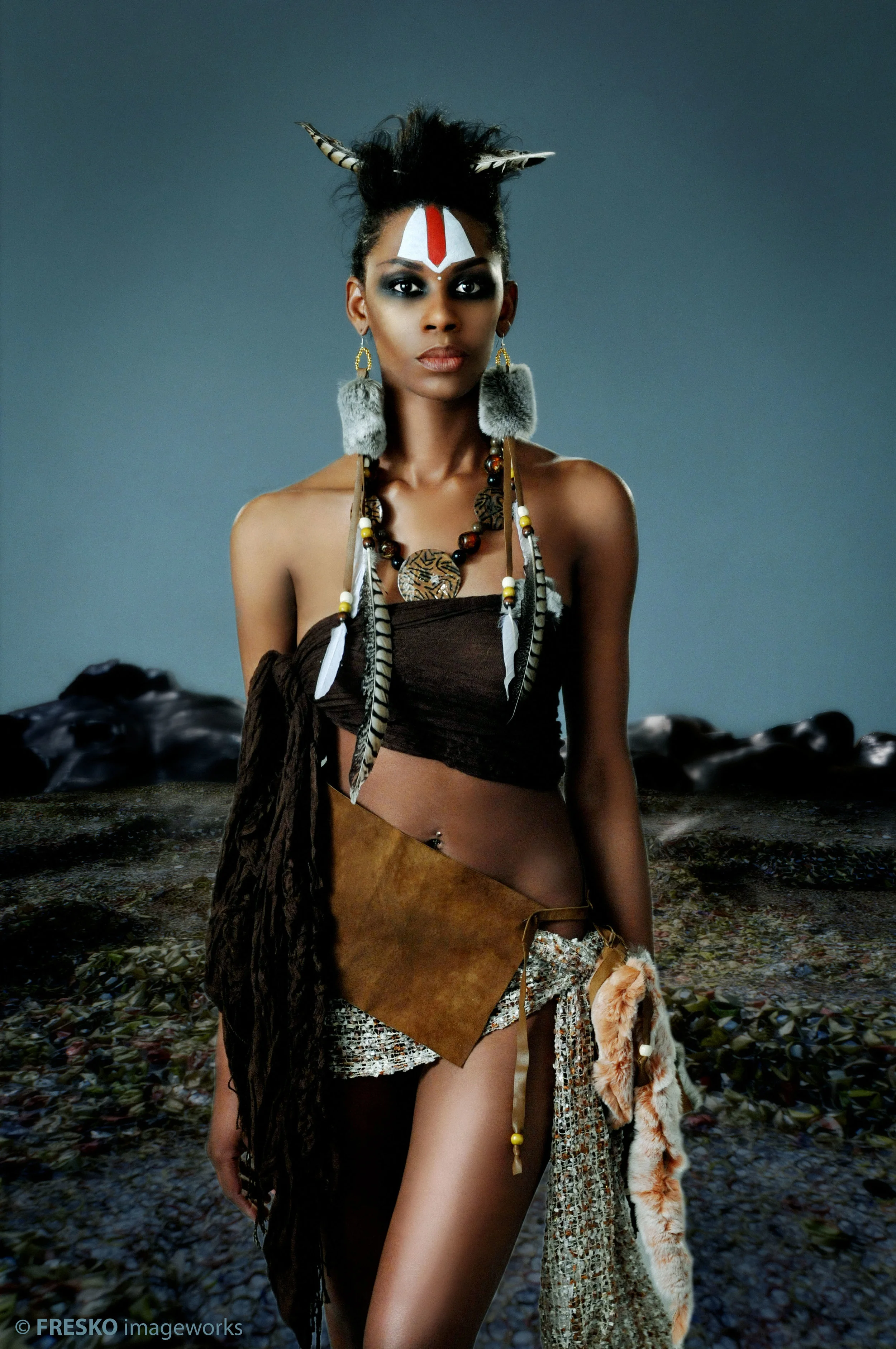 "Tribal Huntress" No.1