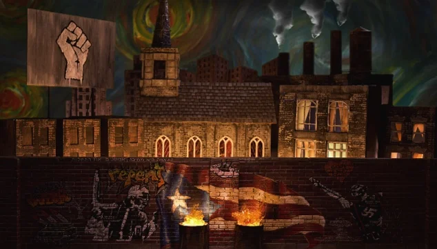 “Marisol’s Neighborhood at Night” by Francisco Escobar / FRESKO Imageworks