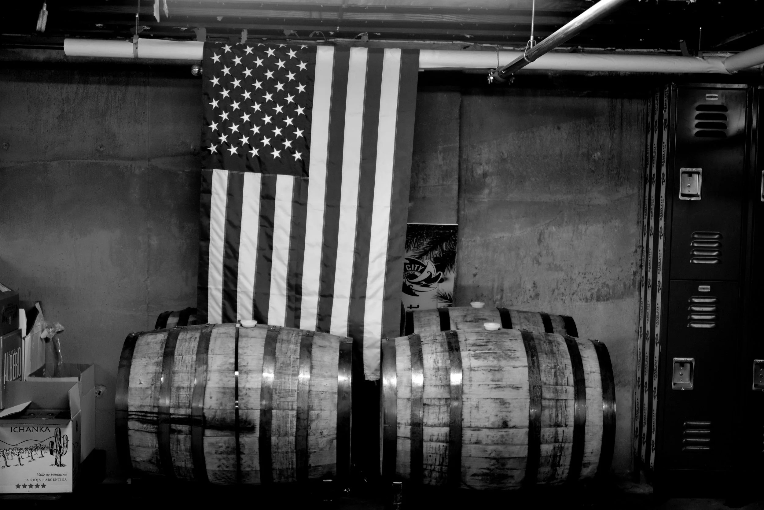 037.STOUT BARRELS AGING UNDER OLD GLORY.jpg