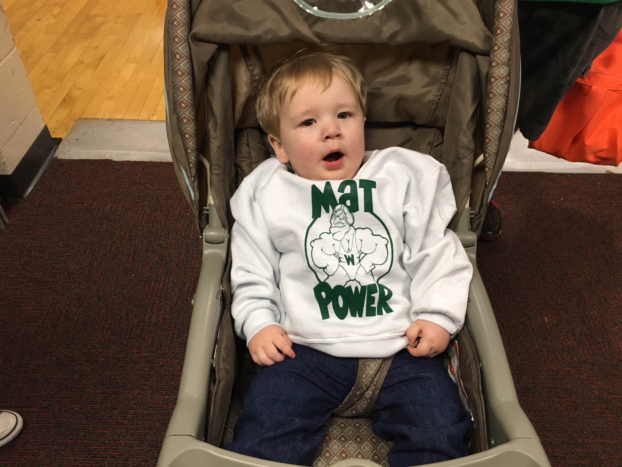 Future little wrestler!