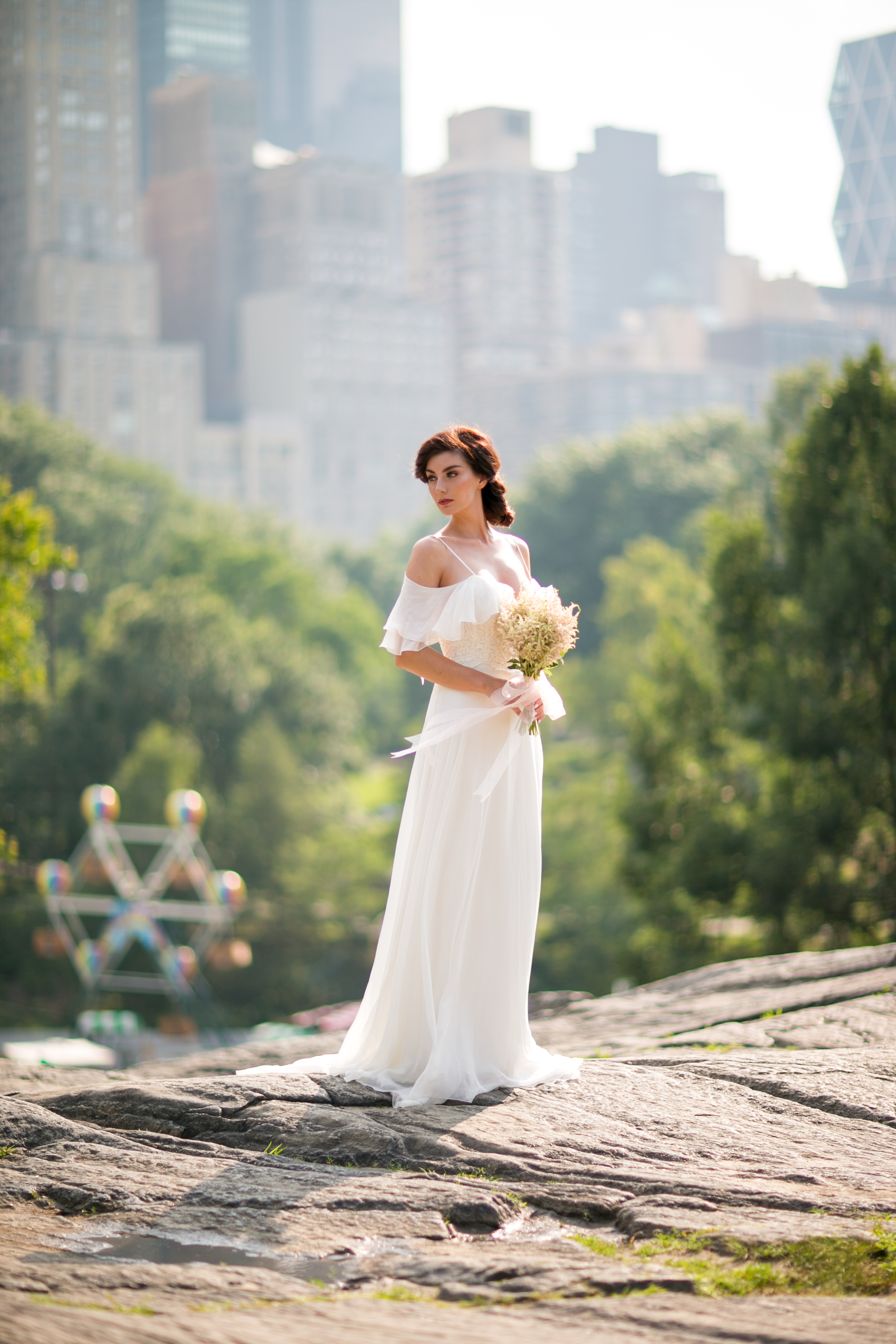 central park wedding dress photography 0045