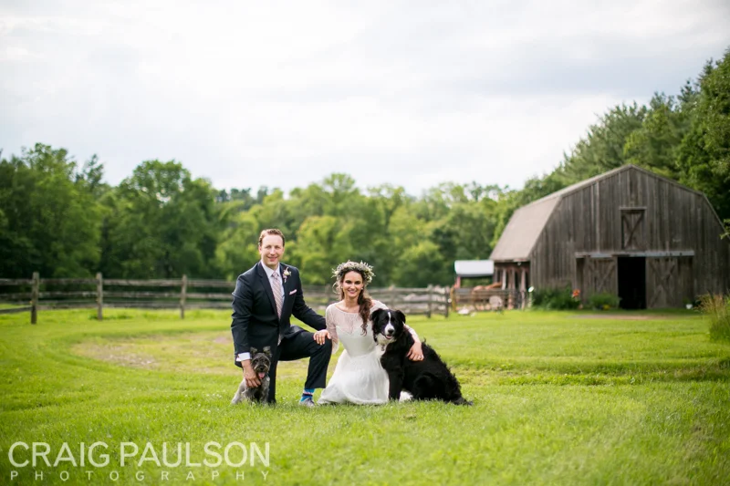 Bess & Christian's Wedding at their farm in Pennsylvania