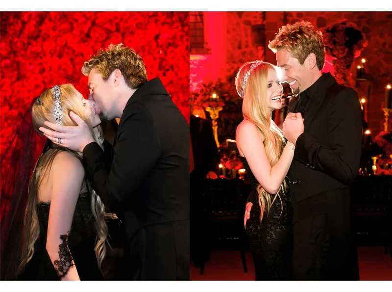 Avril Lavigne & Chad Kroeger's Wedding in Cannes, France. 