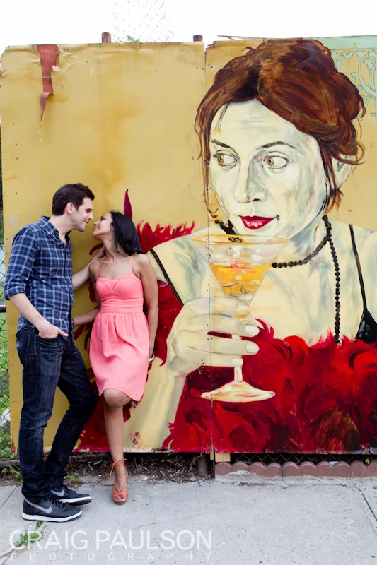Melanie and Craig’s Brooklyn Engagement Shoot