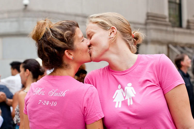 The first day of gay weddings in New York