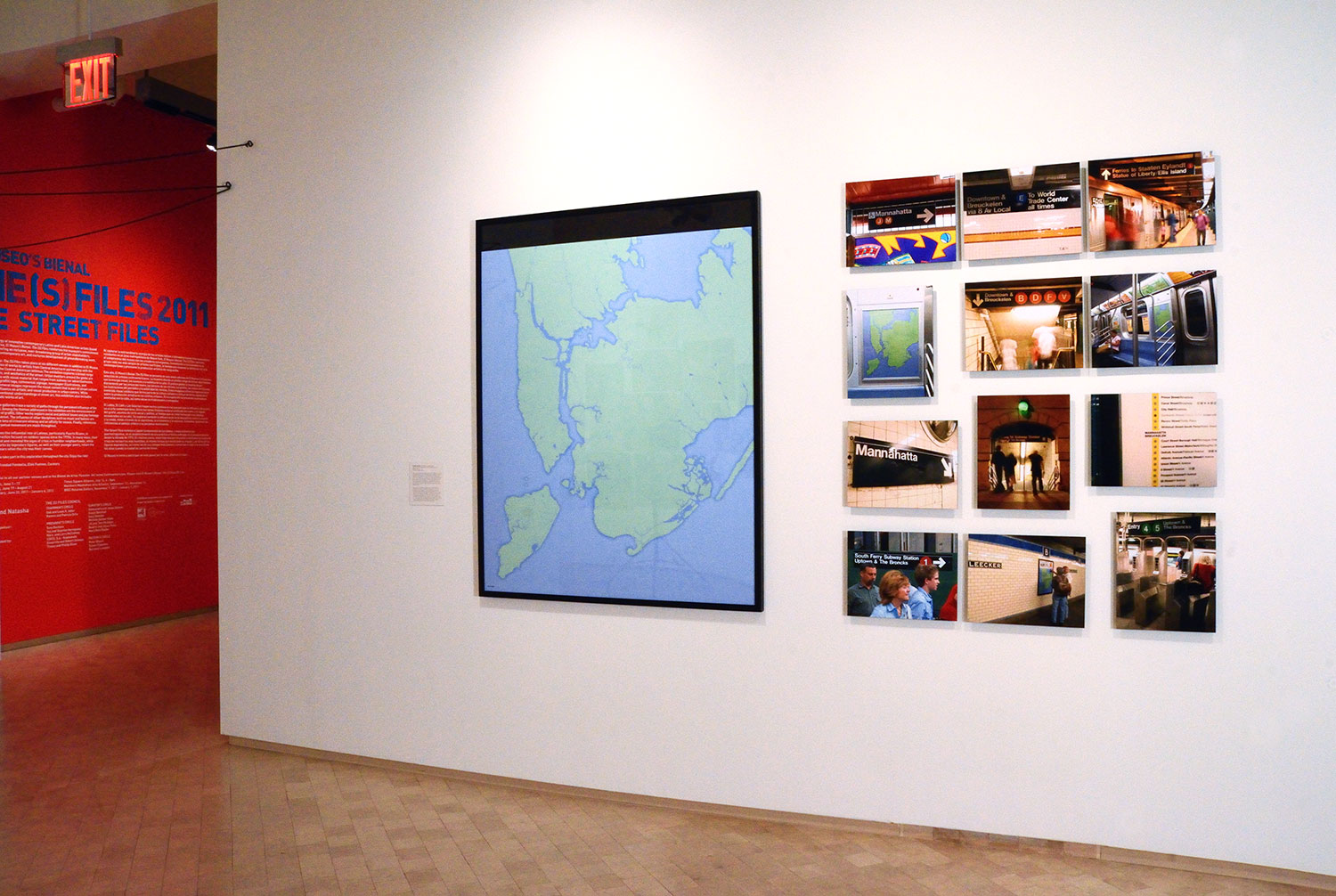 Get Lost! (installation view at El Museo del Barrio, NY, NY) installation, archival pigment prints Dimensions variable. 2011