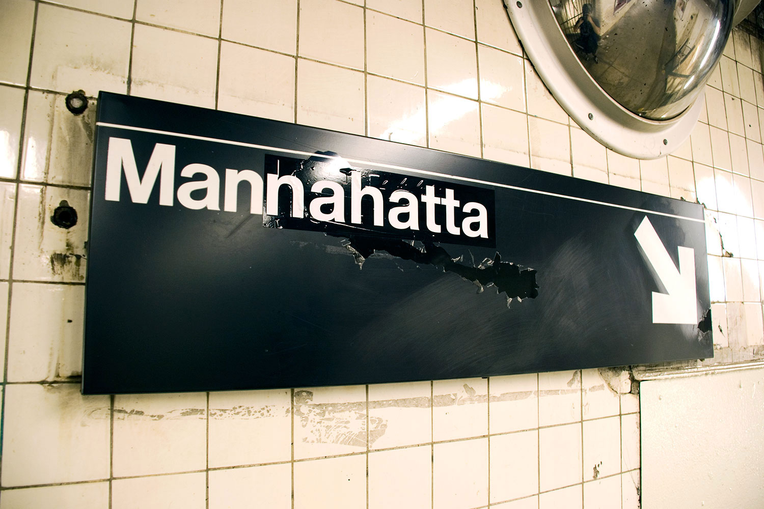 Get Lost! (Mannahatta) site-specific intervention 2009 -