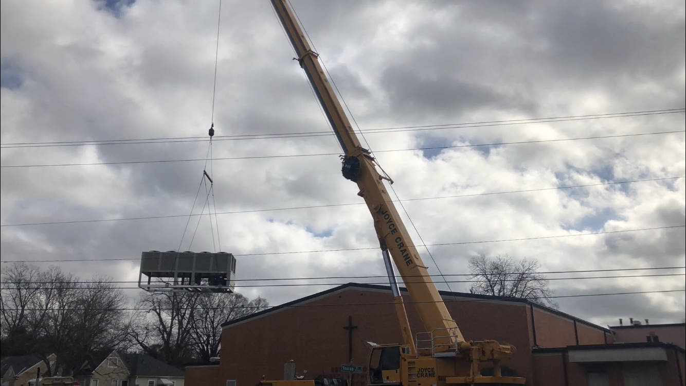 Anderson Hall A/C Nears Completion