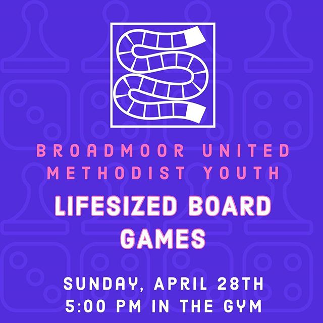 Please join us Sunday night for an outrageous night of life-sized board games!