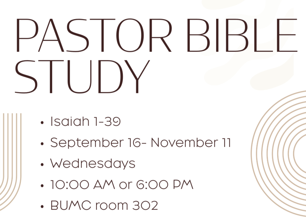 Pastor Bible Study