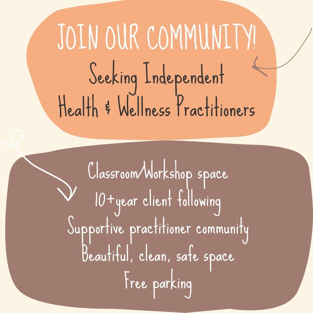 Looking for a home for your professional health &amp; wellness practice or know someone who is? Our recent expansion means we have room for a few more folks to join our community. Our focus is on collaborative relationships that support each of our i