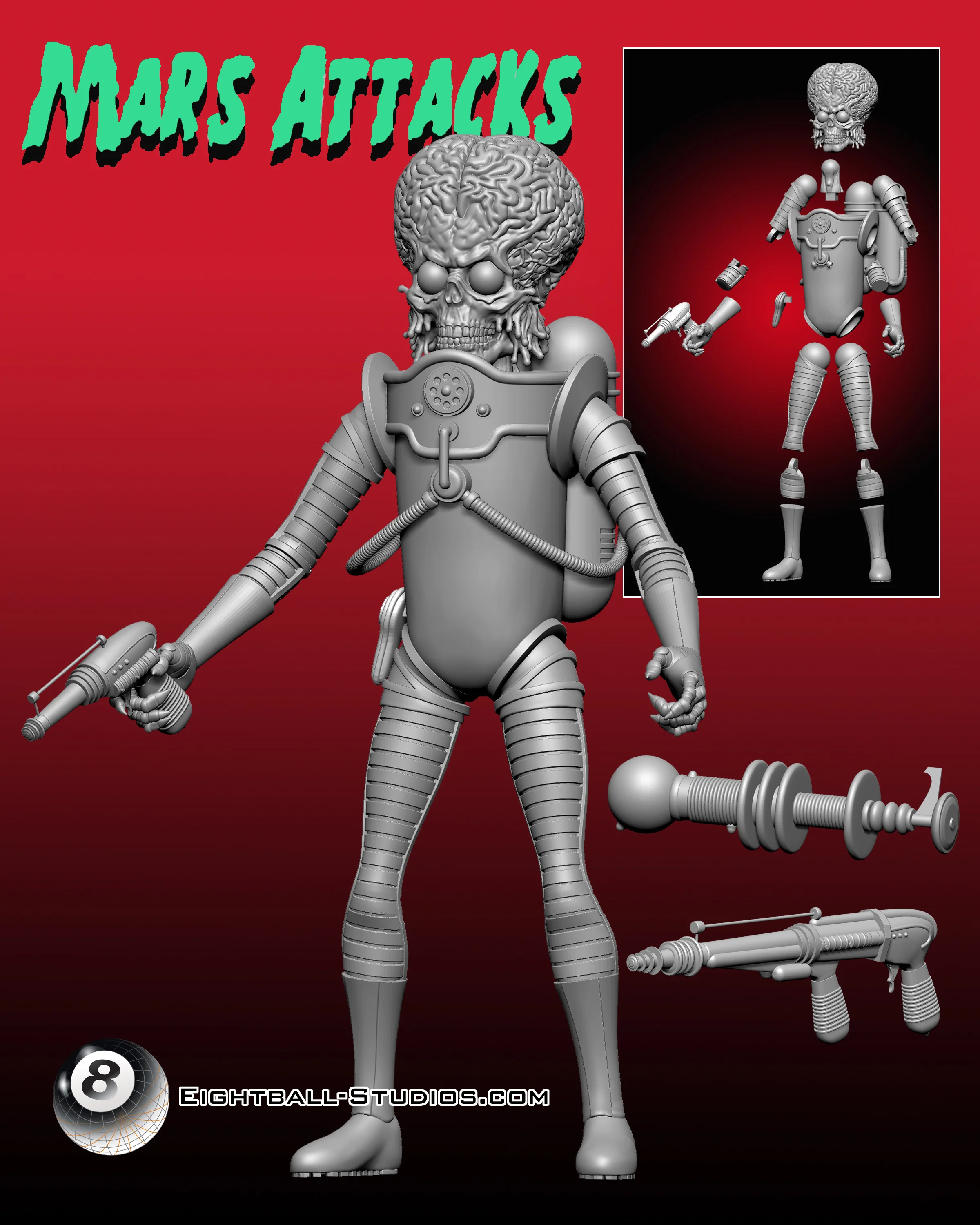Mezco: Mars Attacks action figure