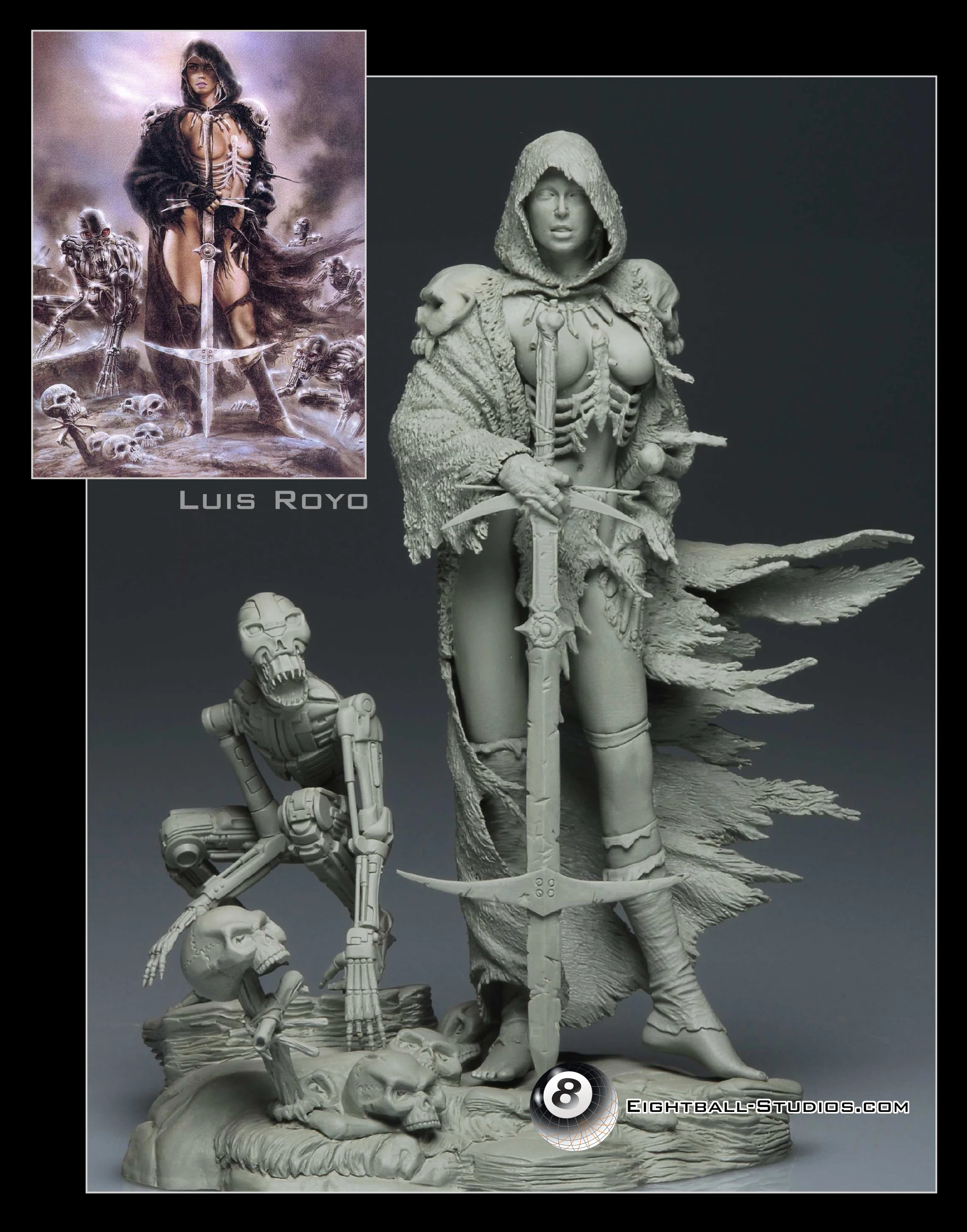Dark Horse: Luis Royo statue