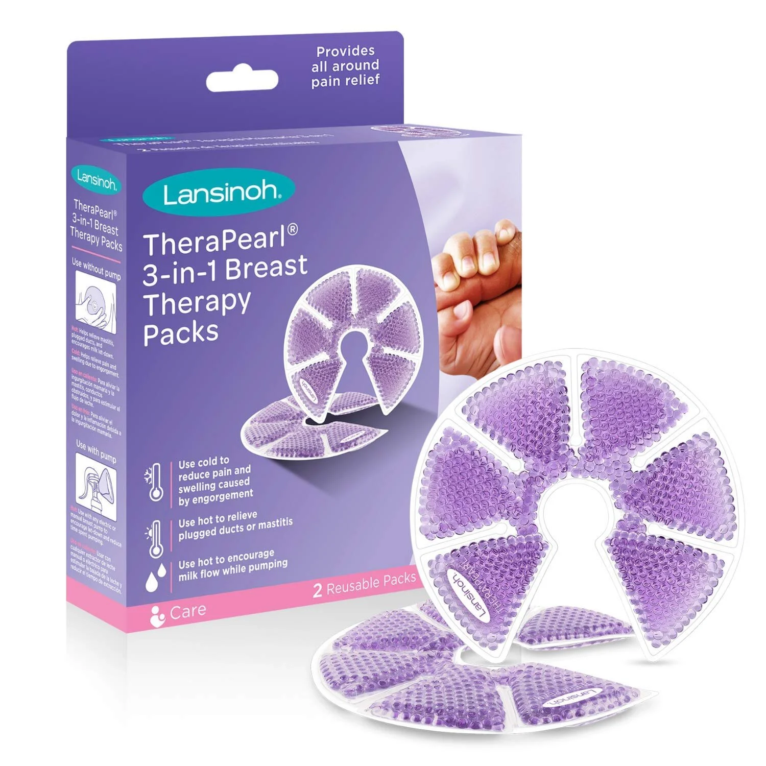 breast therapy pack - these are nice as they can be heated or chilled (perfect for clogged ducts or mastitis!)