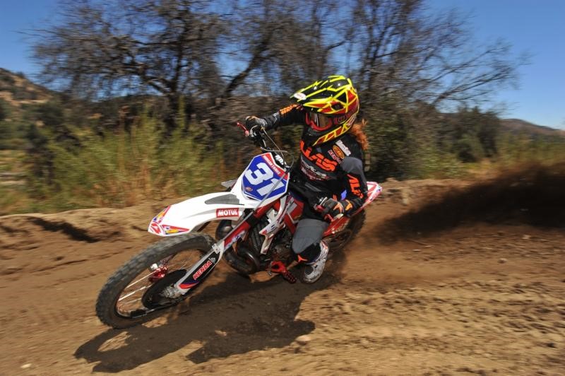 Tanke has some moto skills as well