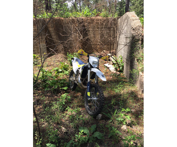 Stay on the trail, it is an old military base and still has some structures around. 