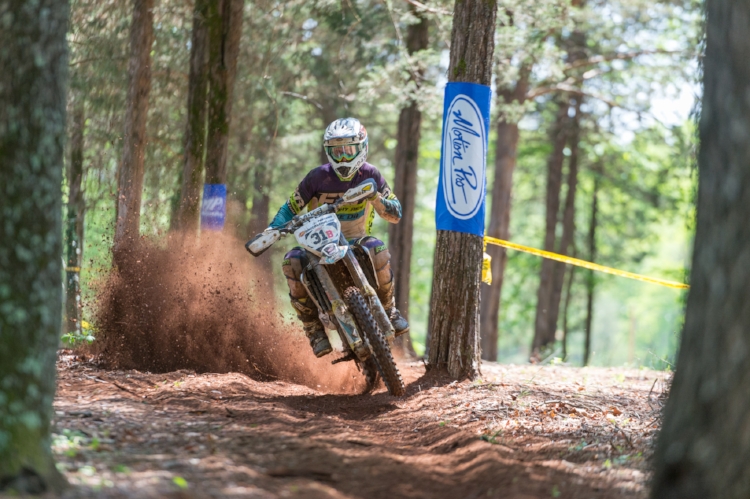 Ben finishing strong at the Dragon's Back National Enduro in Virginia this past May