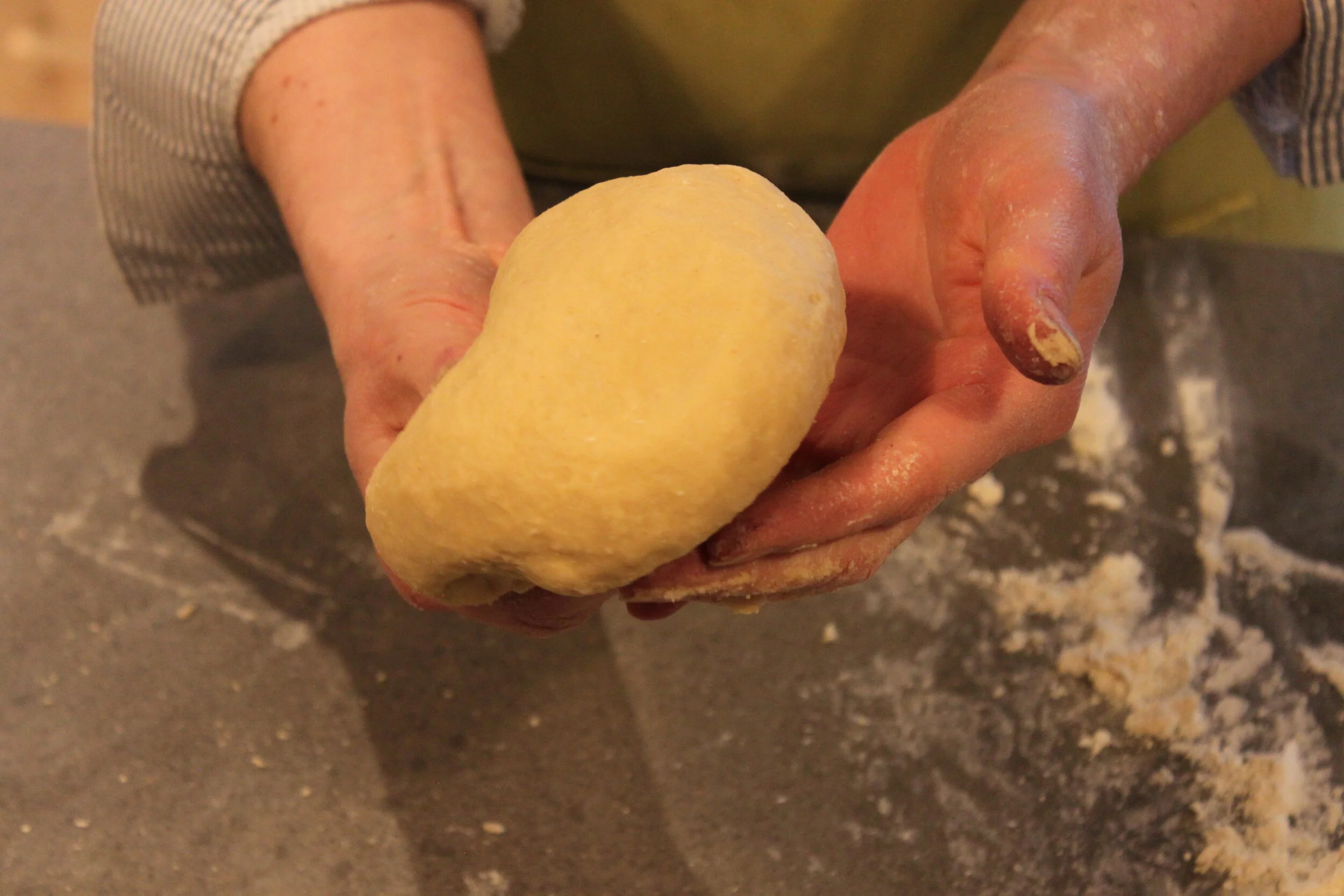 Homemade pasta recipe and tomato sauce
