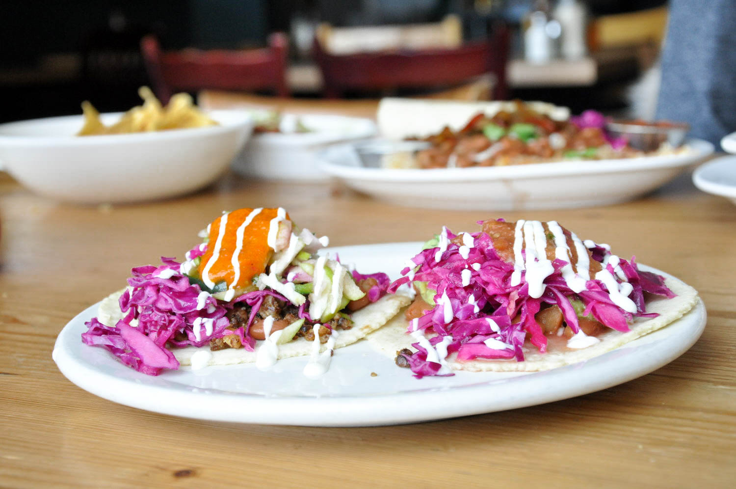 Mix & Match Tacos: Wolf & Goat and Connie (6.5).
